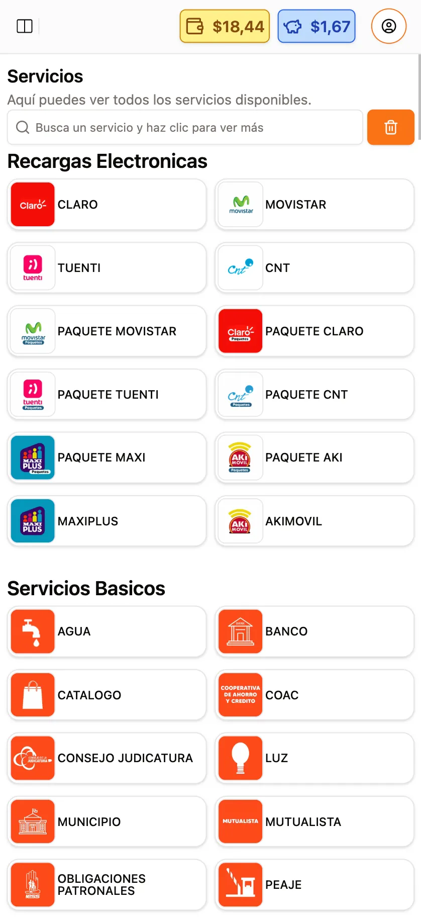 RecargaloYa en el celular